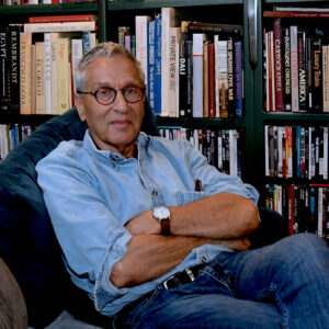 Nick Meyer author photo; man with grey hair, glasses, and light blue shirt
